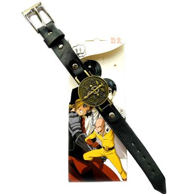 China One Punch Man Bangles Anime Wristband Rope Chain Bracelets Cosplay Casual/Sports Leather Costume Jewelry for sale