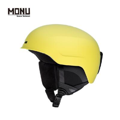 China 2023 New Skiing Cascos de esqui Cascos De Shell Helmet Snow Sport Snowboard Skiing ABS+PC MONU Sports for sale