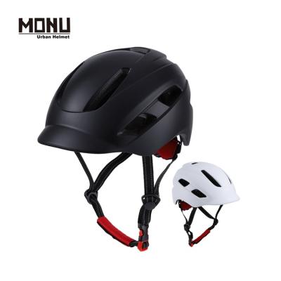 China Factory Leading Safe Hot Sale Adults Electric Bicycle Helmet With USB LED Light Scooter Helmets for sale