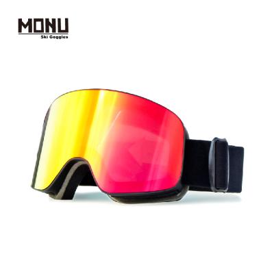 China Magnetic Glass Factory Deliver Custom Protective Anti-Fog Magnetic Snowboard Ski Goggles UV400 Snow Ski Glasses for sale