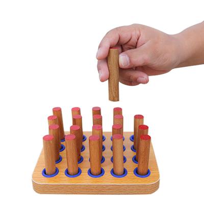 China Wooden Cerebral Palsy Finger Precision Training Equipment Hand-Eye Coordination Teaching Aid Hemiplegia Home Exercising Project for sale