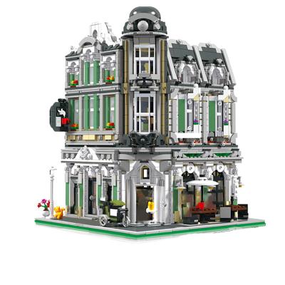 China DIY TOY 89100 3369pcs/set Assembly MOC-32576 10255 Square Alternative Create Jazz Cafe Building Blocks Expert European Bricks For Kids for sale