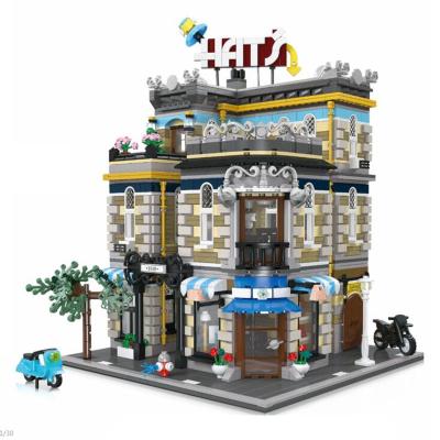 China DIY TOY Hat Store 89121 3140+pcs/set Create Expert Street View Building Block Toys For Kids Christmas Gifts for sale