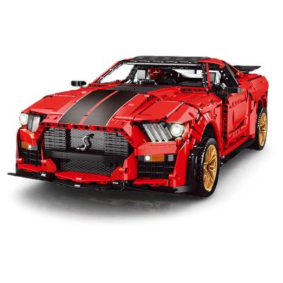 China DIY TOY Super 18K Shelbys Gt500 Remote Control Car K135 MOC-50047 Technic Building Block Bricks Kids Christmas Gifts for sale