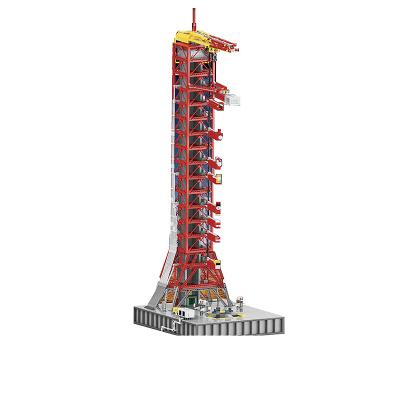 China DIY TOY MORK building block 031003 J79002 3586Pcs/set Apollo Saturn V launch umbilical tower kids toys educational Christmas gifts for sale