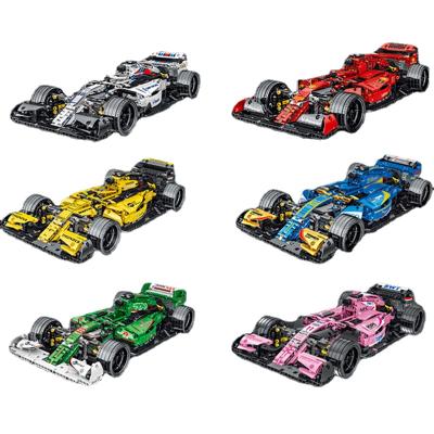 China DIY TOY mork building block 023004 Moc-31313 1152pcs/set F1 Fw41 Sf90 C36 R5 Vjm10 techncial super speed champion racing car track for sale