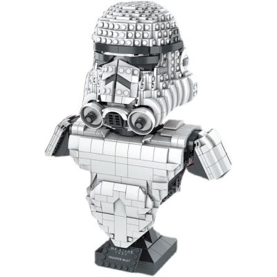 China DIY PLAY 21022 75276 Movie Star Wars Brutal Helmet 1500+pcs/set Model Building Blocks Bricks For Kids Christmas Gifts for sale