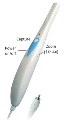 China RCA Rechargeable Intra Oral Camera Dental Oral Camera High Definition for sale