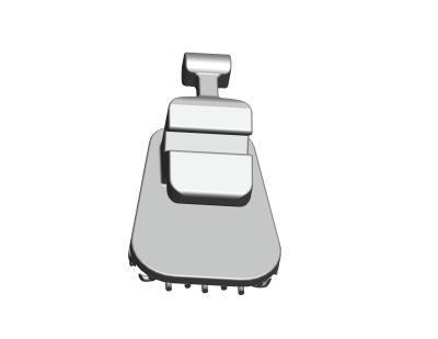 China Standard Mini Orthodontic Brackets Lingual Bracket On The Tooth Surface Tongue for sale