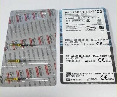 China PROTAPER Next Dental Endodontic Files Niti Material Good Flexibility for sale