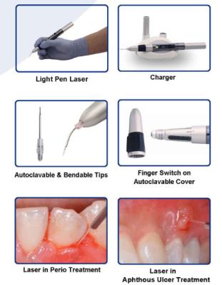 Chine Dents dentaires de laser de tissu mou chirurgical blanchissant la diode laser A1RR à vendre