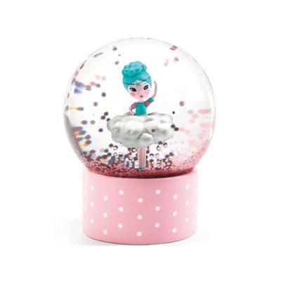 China Custom China Souvenir Crystal Snow Balls 45mm PET Snow Globe 9 Multicolor for sale