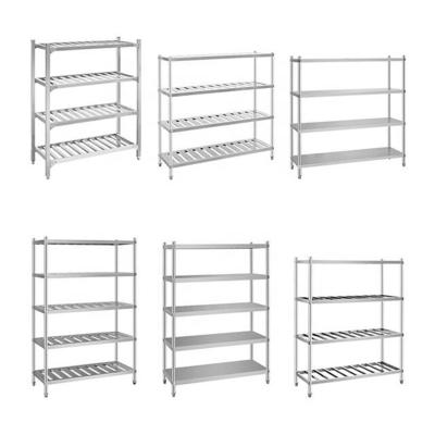 China Suitable for hotel restaurant commercial outdoor storage rack kitchen stainless steel shelf for sale