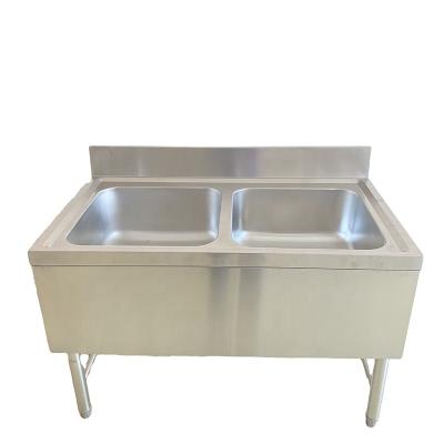 China Without Faucet Modern Chinese Restaurant Stainless Steel Free Standing Sink For Sale for sale