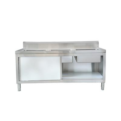 China Hotel/Restaurant Kitchen Factory Direct Supplier/Hospital/School Hand Sink With Drawers Stainless Steel Sink Kitchen Sink Cabinet for sale