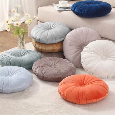 China Anti-pilling Velvet Embroidered Cushion Velvet Round Home Wholesale Classic Embroidered Sofa Cushion Decorative Cushion for sale