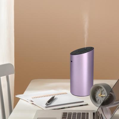 China Hot Selling Car Humidifier Diffuser Mini Nebulizer Aluminum Alloy Aromatherapy Essential Oil Car Aroma Diffuser Small Waterless for sale