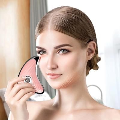 China Dropshipping electric facial vibration guasha facial vibration massager V face massager V face led facial massager for sale