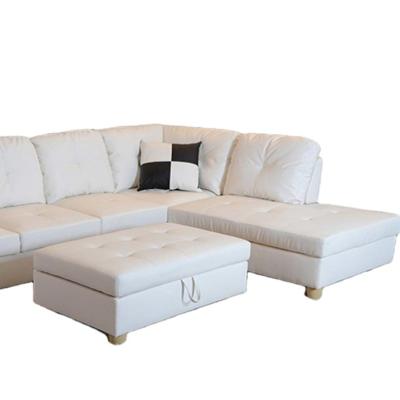 China Italian Hot Sale Luxury Sectional Foldable Fabric Sofa Set With Ottoman for sale