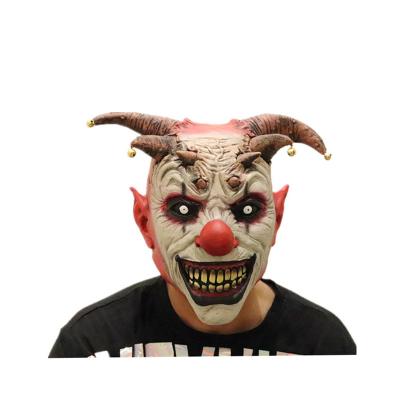 China New Men's Eco-Friendly Horror Soul Clown Mask For Halloween Party Returning Costume Props Scary Latex Mask for sale