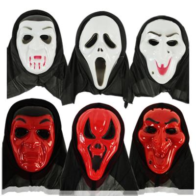 China Wholesale Good Quality Eco-friendly PVC Halloween Cosplay Devil Scream Scary Mask For Halloween Party for sale