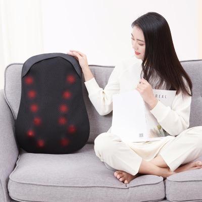 China Hot Selling Electric Rotation Pillow 6D Support Massagers Neck And Back Shiatsu Massager With Low Price for sale