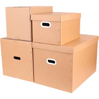 China Recyclable Custom Paperboard Packaging Moving Shipping Shipping Boxes Corrugated Box Cartons for sale