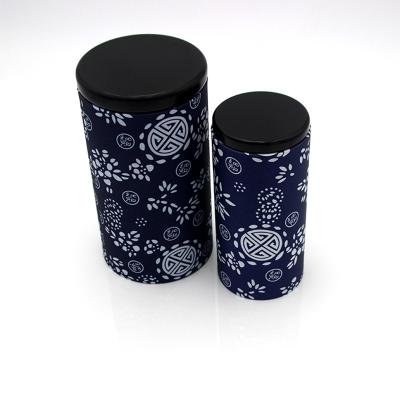 China Factory Printed Food Grade Recyclable Tin Cans Round Paper Packaging China Empty Paper Can for sale