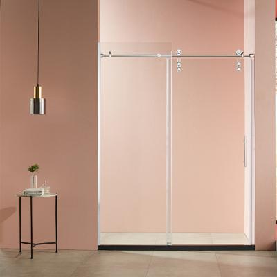 China Customized Size Frameless Single Sliding Door Self-Cleaning Glass Waterproof Prefab Shower Room en venta