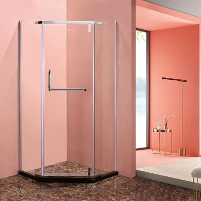 中国 Frameless 8mm Temptered Glass Glass Shower Enclosure Pivot Door Shower Room 販売のため