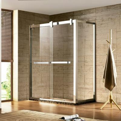 China Factory Direct Sale Rectangle Shower Room Bathroom Free Standing Glass Sliding Shower Cabin for sale