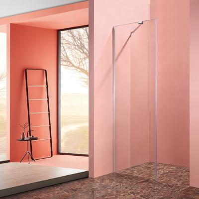 China Cheap Price Customized Sizes Shower Fixed Panel Walk In Fixed Glass Shower Screen à venda