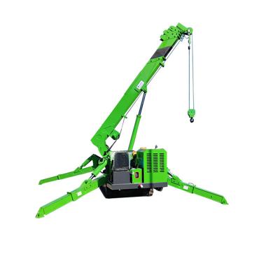 China Other 3 Ton 5 Ton Telescopic Boom Hydraulic Construction Crane Mobile Spider Crane Double Power for sale