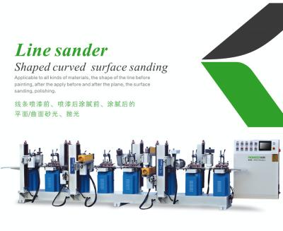 China Factory Manufacturer Made Line Sander With Curved Surface Shaped Sanding for sale