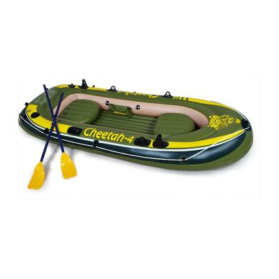 China Outdoor Entertainment Toys Funny Multi-person Floating PVC Inflatable Boat For Fishing for sale