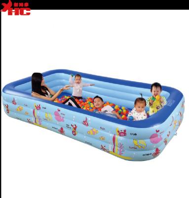 China Garden Swimming Pool Blue Translucent Inflatable Family Swimming Pool Inflatable Swimming Pool for sale