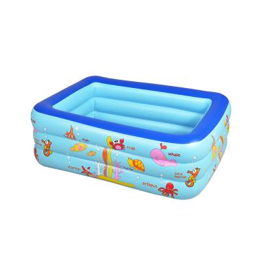 China Garden 130cm Children's Swimming Pool Outdoor Indoor Indoor Inflatable Family Swimming Pool for sale