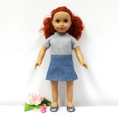 China 2018 New Wholesale Custom Vinyl 18 Inch American Girl Doll Gifts For Decoration for sale