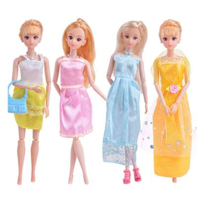 China Movable arms wholesale cheap doll toy fashion doll plastic man and woman toy set bjd doll gift set for girls educational toys for sale