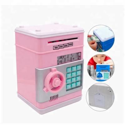 China Best Eco-friendly Material Hot Selling Custom ATMs Shape Piggy Bank Cash Box For Kids for sale