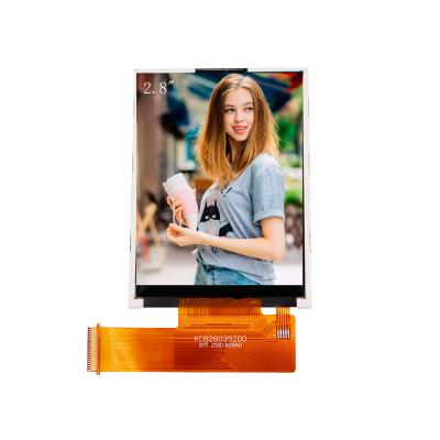 China 2.8 Inch 240X320 IPS 2.8 Inch Free Viewing Angle Ili9341V Capacitive Touch Screen TFT Display for sale