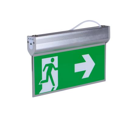 China Wall Mounted Emergency Light Exit Safety Lamp China Supplier CE ROHS SAA Led Emergency Exit Escape Light for sale