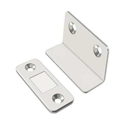 China Ultrathin Strong Magnetic Hook L Shape Door Furniture Contemporary Fittings Stainless Steel Door Hooks for sale