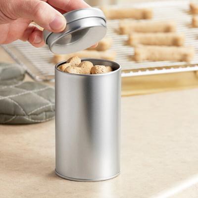 China Food Food safe airtight metal tin can with pillow lid for tea coffee cookie waffle nuts cashew sweets candies for sale