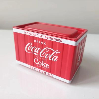 China Food Food safe airtight candy sweets biscuit cookie packaging 20ft 40ft shipping container style tin box with lid promotion tin box for sale