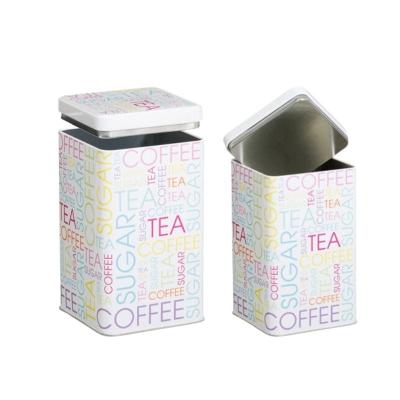 China Beverage food safe air tight flush lid 50g 100g 150g 200g 250g 300g  loose tea square tin box with pillow lid square tea tin for sale