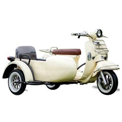 China Unisex Motorcycle Vespa Sidecar Bicycle Tricycle Electric Tricycle Wheel 1000w 1500w Three Wheel Scooter for sale