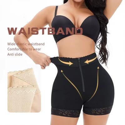 China Breathable Tummy Control Body Shaper Elastic Zipper Design Butt Lifter Body Shaper Butt Lifter Women Shapewear Jumpsuit for sale