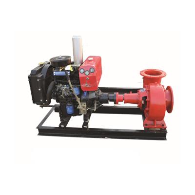 China Other factory sale mixed 10 inch flow irrigation pump diesel engine water pump set for sale