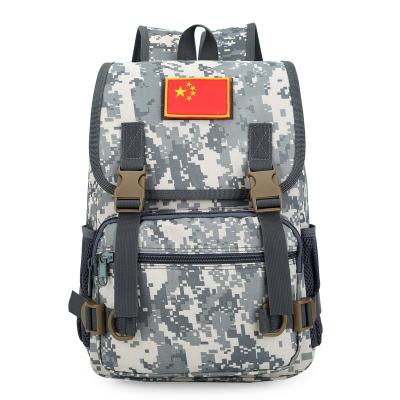 China New Abrasion Resistance Manufacturers Leisure Fashion Camouflage Nylon 10L Tactical Backpack Wholesale Outdoor Student Double Rucksack for sale